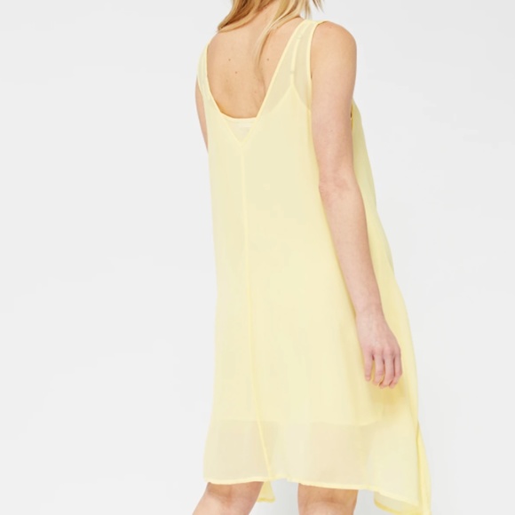 LACAUSA Daffodil Dress Anthropologie - NWT, Black Strapless V-Neck Semi-sheer, S - Picture 4 of 5